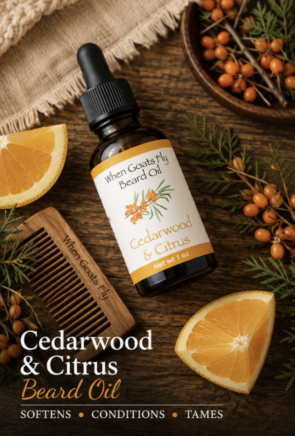 Cedarwood & Citrus Beard Oil