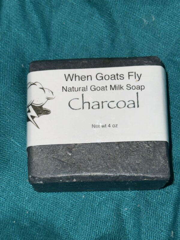 Charcoal Goat Milk Soap 4 oz Bar