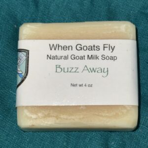 Buzz Away Goat Milk Soap 4 oz Bar