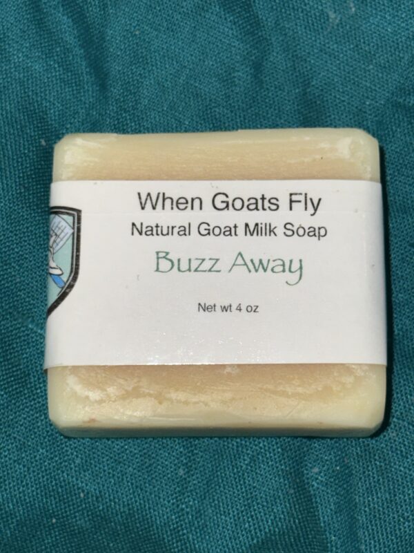 Buzz Away Goat Milk Soap 4 oz Bar