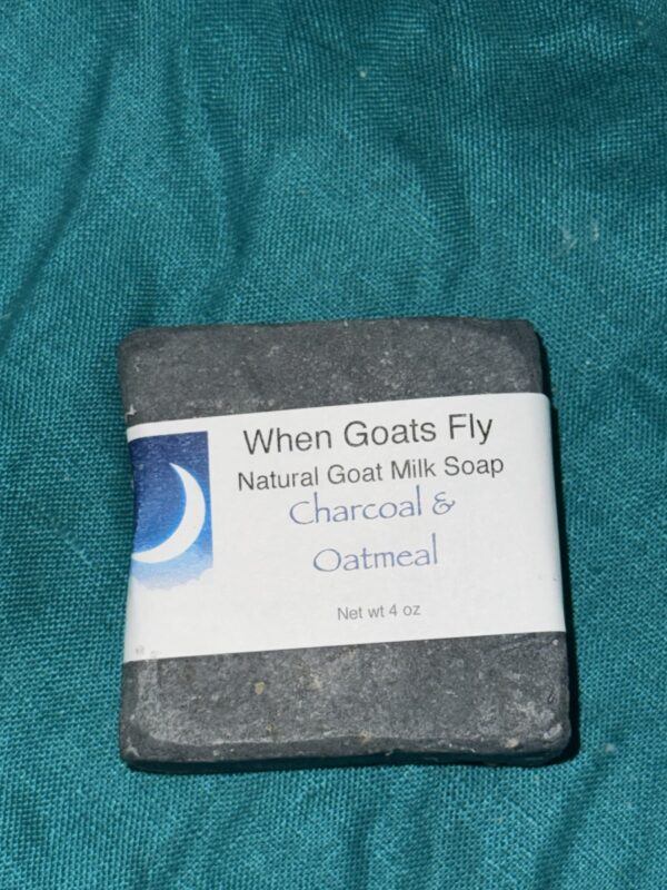 Charcoal & Oatmeal Goat Milk Soap 3 oz Bar