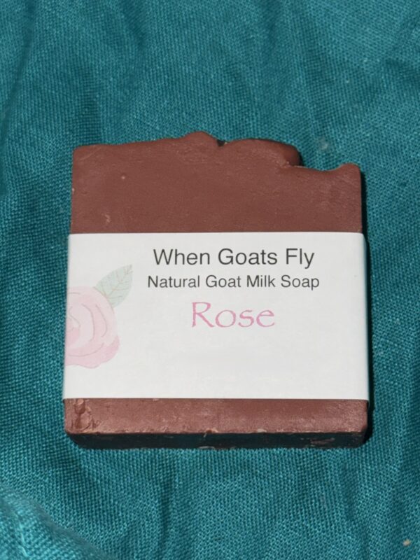 Rose Goat Milk Soap 4 oz Bar