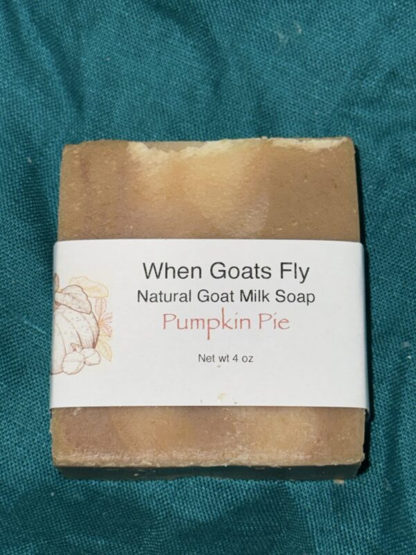Pumpkin Pie Goat Milk Soap 4 oz Bar