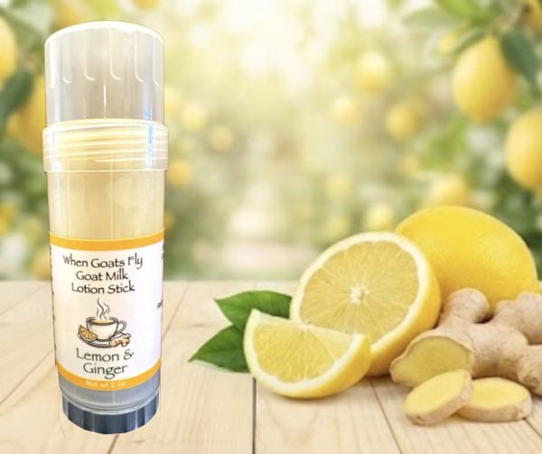 Lemon & Ginger Goat Milk Lotion Stick