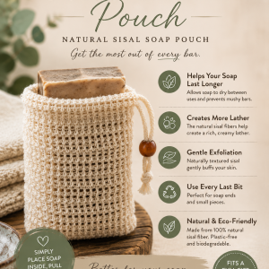 Sisal Soap Saver Pouch