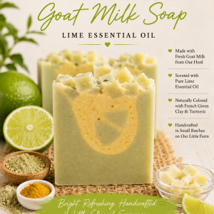 Margarita Goat Milk Soap 4 oz Bar